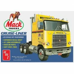 AMT 1/25, Mack Cruise-Liner Semi Tractor, Model Kit for 1/24 - 1/25