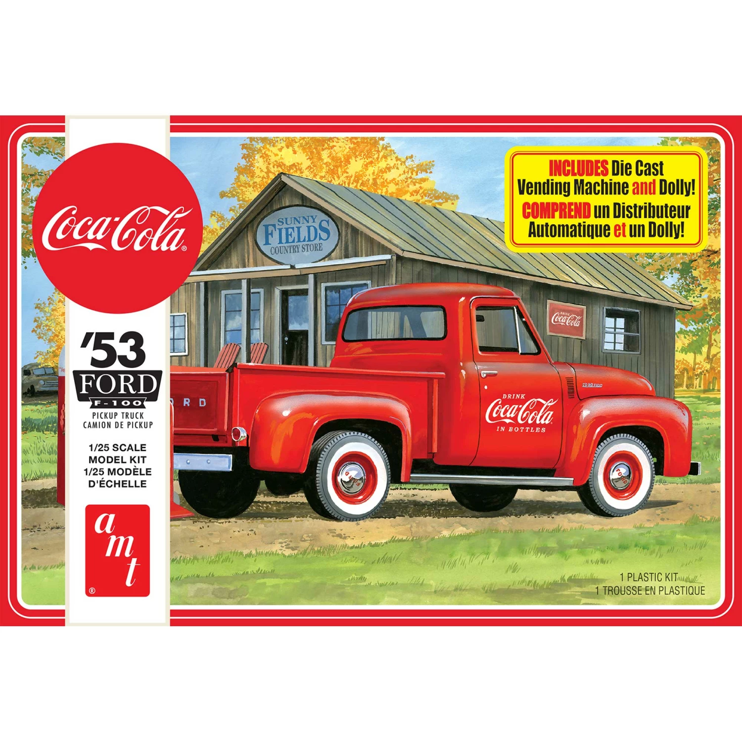 AMT 1/25 1953 Ford Pickup Coca Cola, Model Kit for 1/24 - 1/25 3 AMT 1/25 1953 Ford Pickup Coca Cola, Model Kit for 1/24 - 1/25