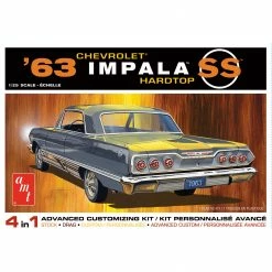AMT 1/25 1963 Chevy Impala SS, Model Kit for 1/24 - 1/25