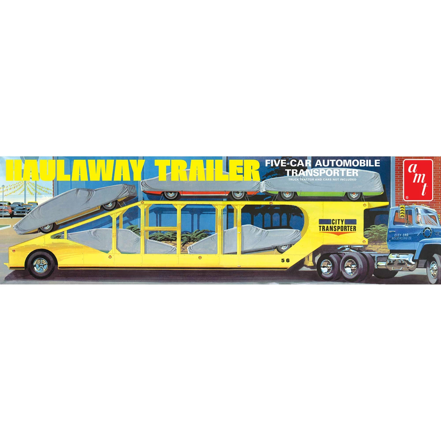 AMT 1/25 5-Car Haulaway Semi Trailer for 1/24 - 1/25 3 AMT 1/25 5-Car Haulaway Semi Trailer for 1/24 - 1/25