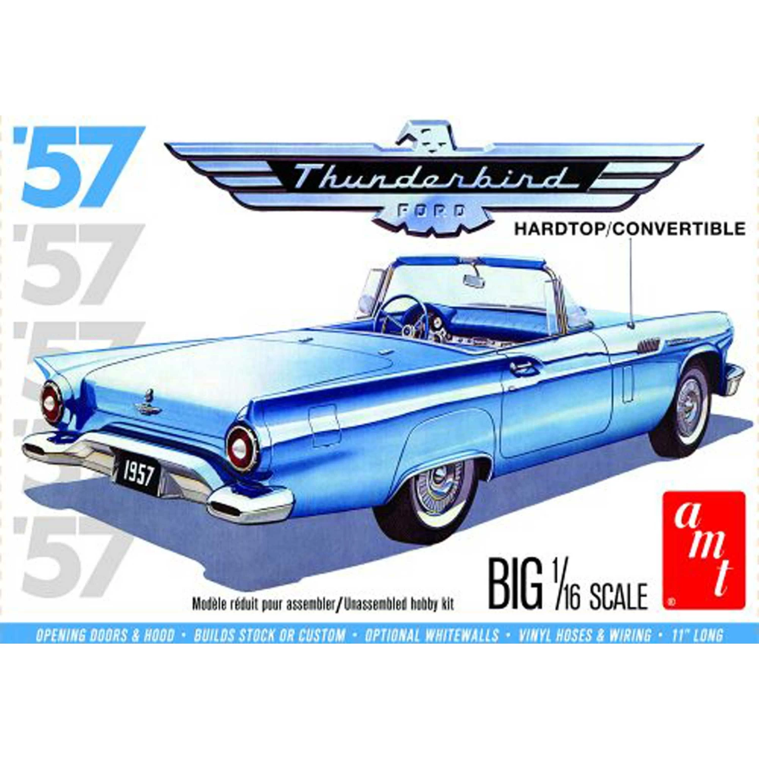 AMT 1/16 1957 Ford Thunderbird for Vehicles 3 AMT 1/16 1957 Ford Thunderbird for Vehicles