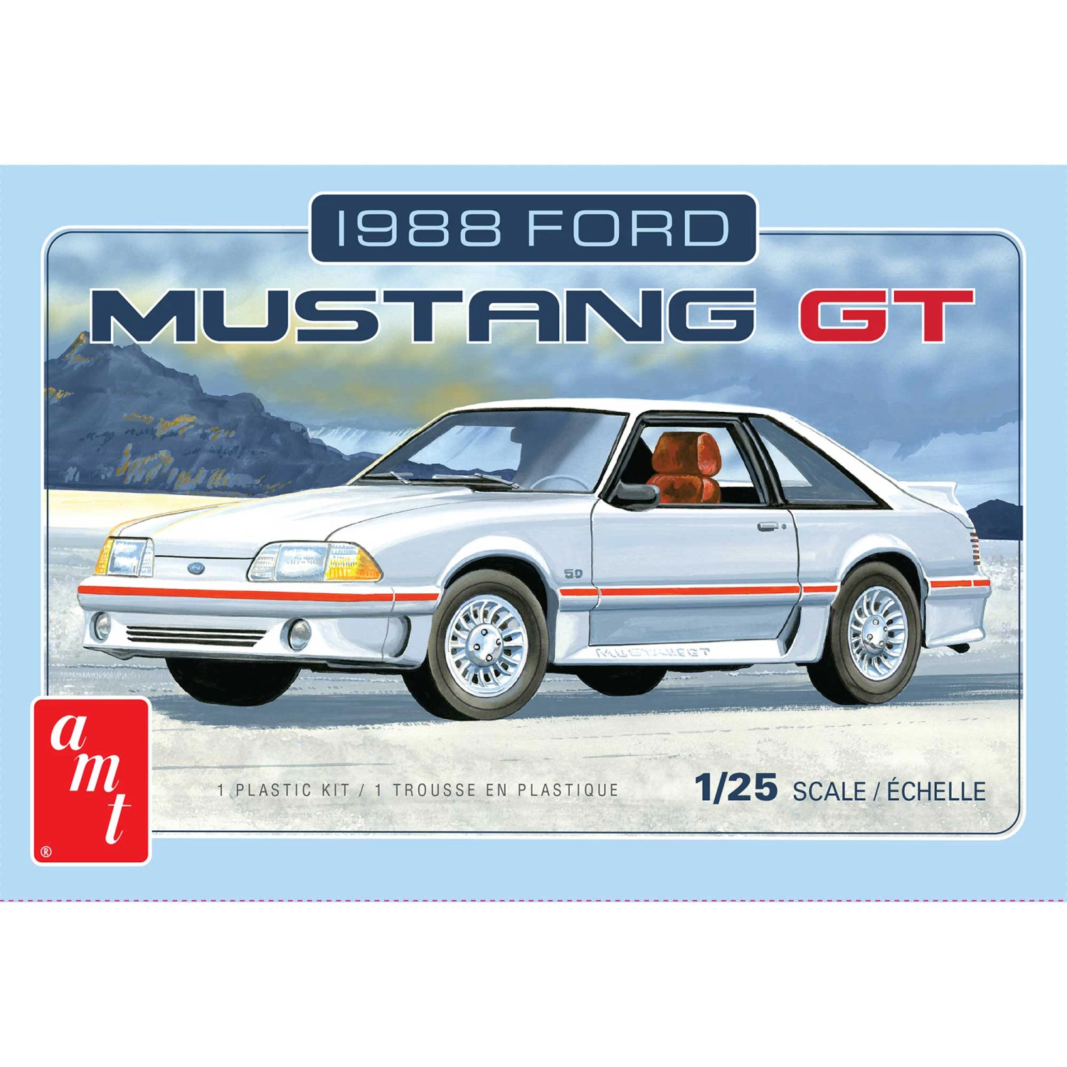 AMT 1/25 1988 Ford Mustang for 1/24 - 1/25 3 AMT 1/25 1988 Ford Mustang for 1/24 - 1/25