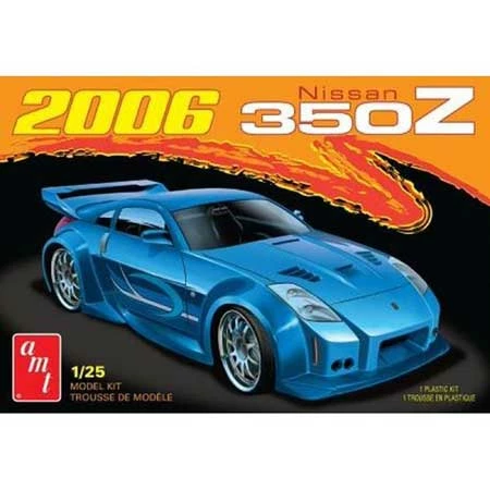 AMT 1/25 2006 Nissan 350Z Model Kit for 1/24 - 1/25 3 AMT 1/25 2006 Nissan 350Z Model Kit for 1/24 - 1/25