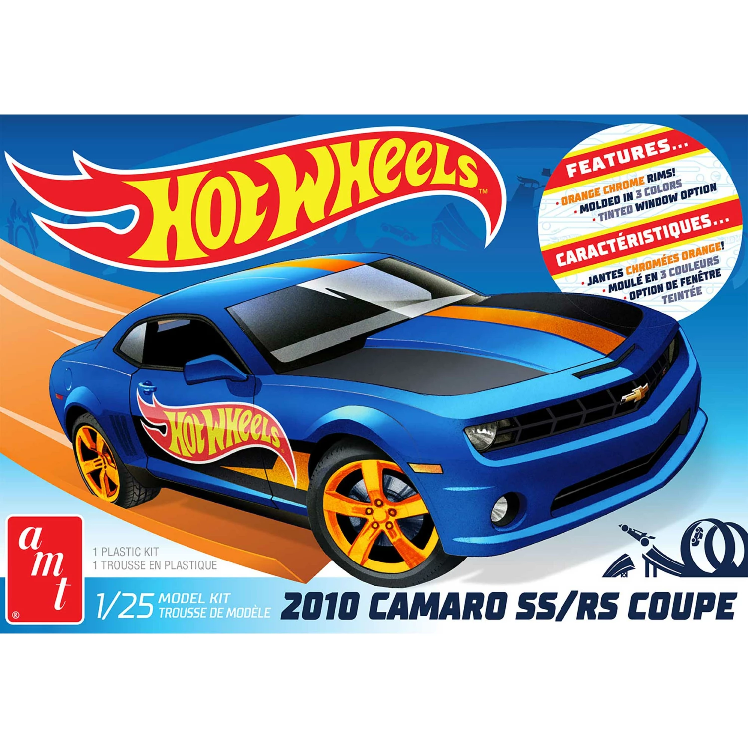 AMT 1/25 2010 Chevy Camaro Hot Wheels for 1/24 - 1/25 3 AMT 1/25 2010 Chevy Camaro Hot Wheels for 1/24 - 1/25
