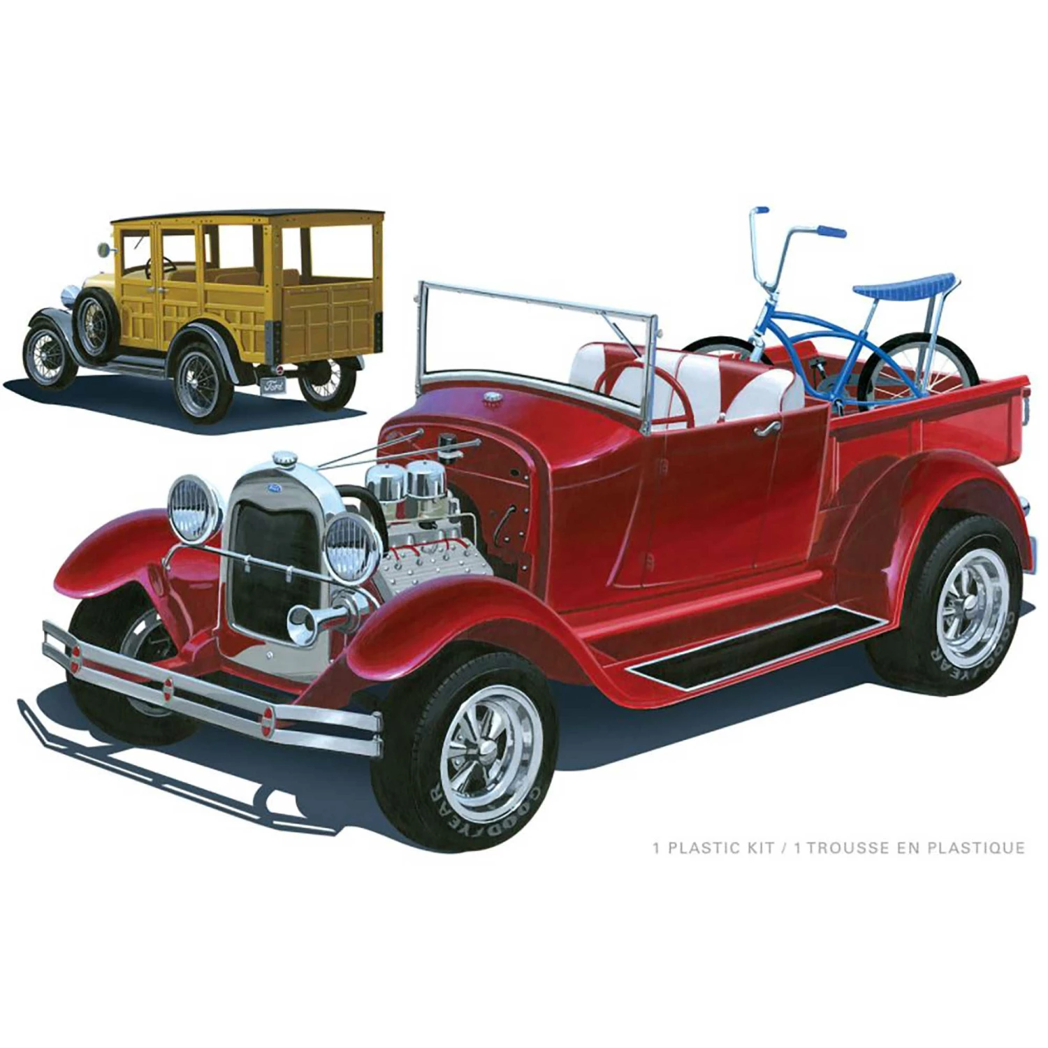 AMT 1929 Ford Woody Pickup for 1/24 - 1/25 3 AMT 1929 Ford Woody Pickup for 1/24 - 1/25