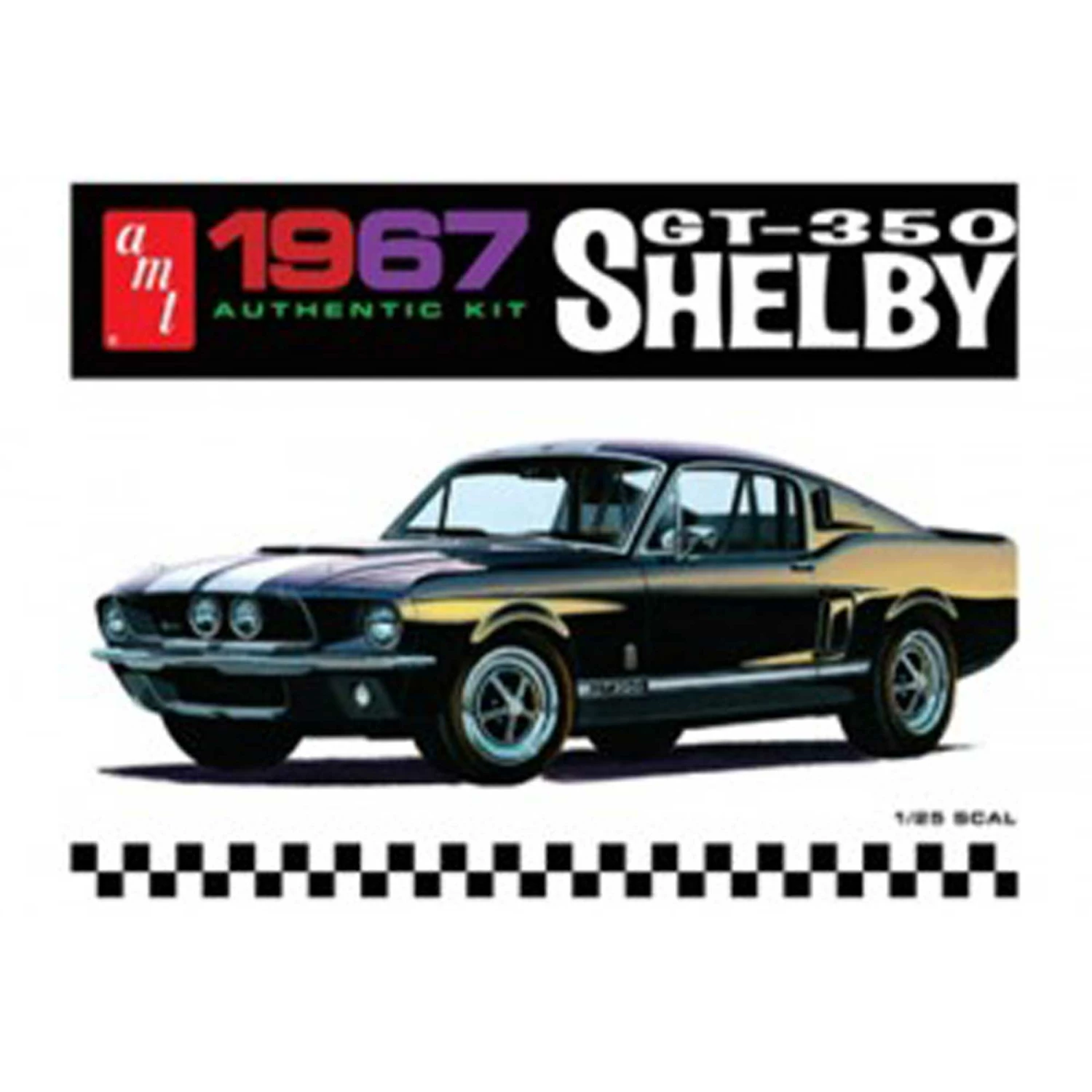 AMT 1/25 '67 Shelby GT350, Black for 1/24 - 1/25 3 AMT 1/25 '67 Shelby GT350, Black for 1/24 - 1/25
