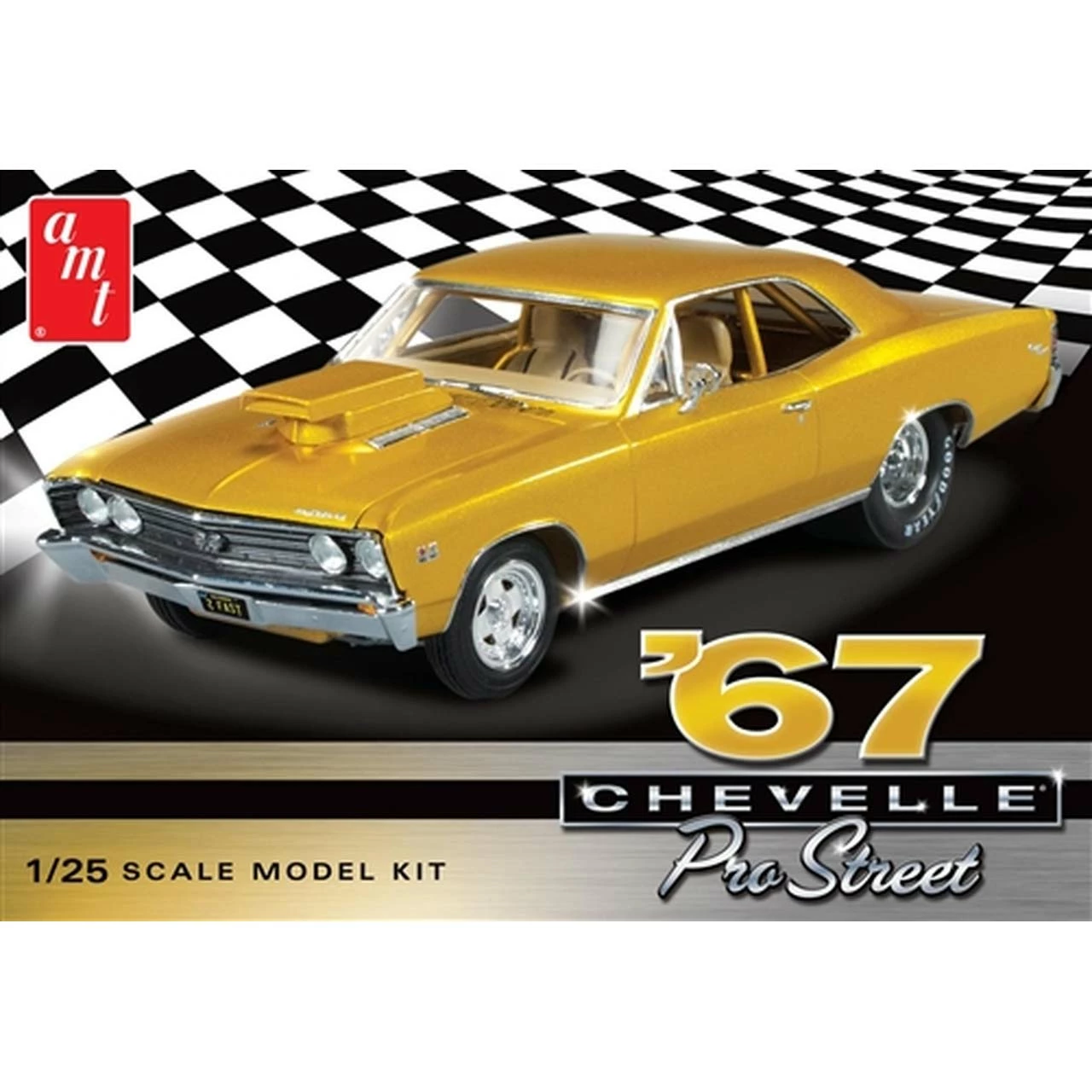 AMT 1/25 1967 Chevy Chevelle Pro Street for 1/24 - 1/25 3 AMT 1/25 1967 Chevy Chevelle Pro Street for 1/24 - 1/25