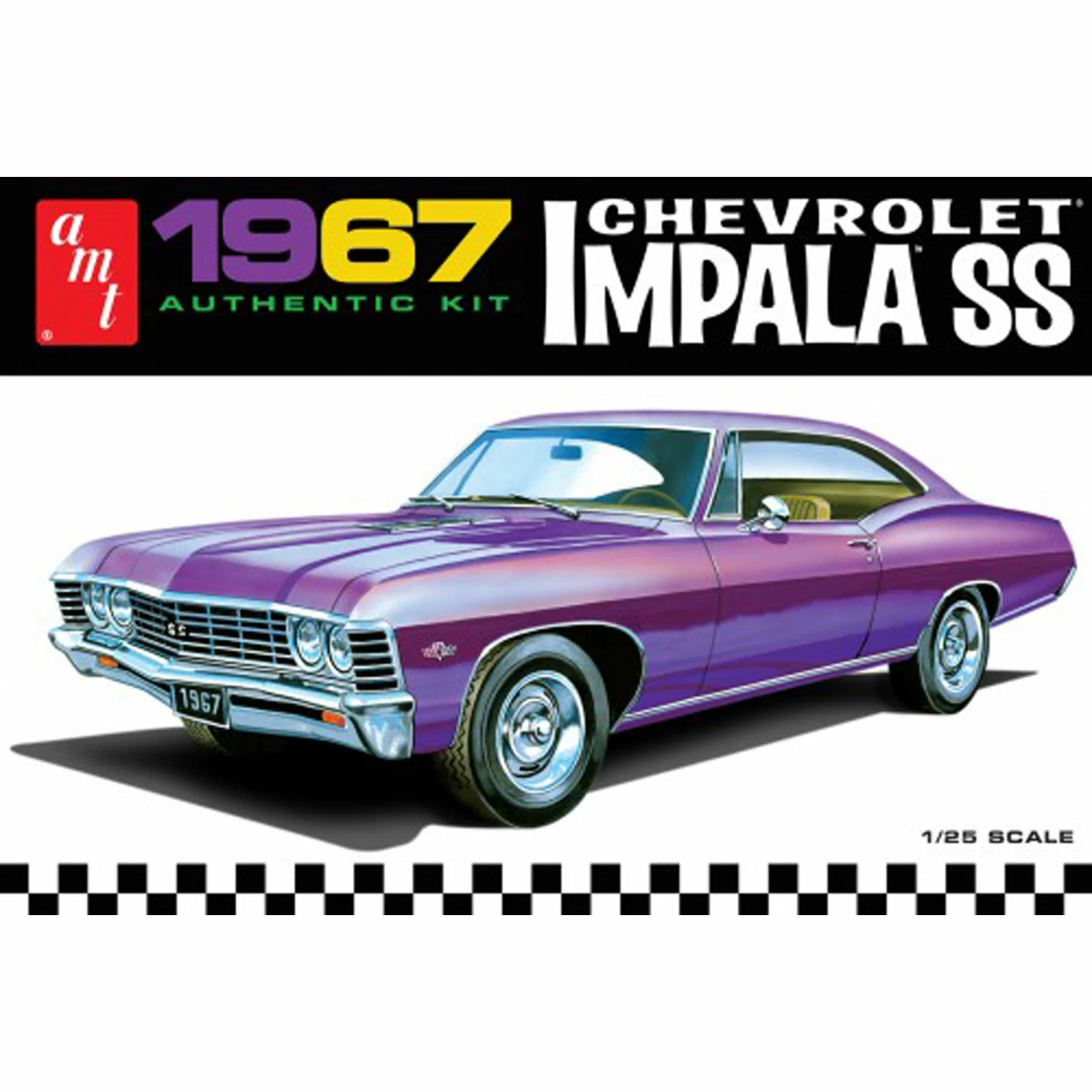 AMT 1967 Chevy Impala SS (Stock) for 1/24 - 1/25 3 AMT 1967 Chevy Impala SS (Stock) for 1/24 - 1/25